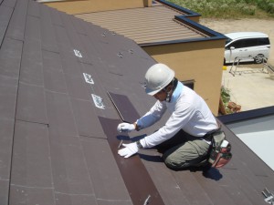 京丹後市　金属屋根　太陽光発電